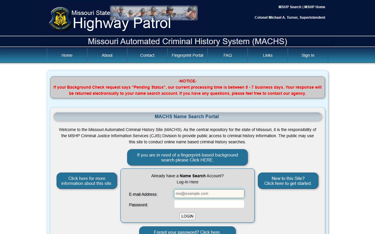 Clinton County arrest records MACHS name search portal